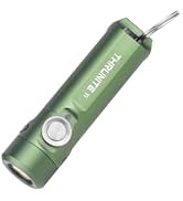 ThruNite Ti Keychain Flashlight, USB-C Rechargeable Mini Flashlight, 650 Lumens with Magnetic Tai...