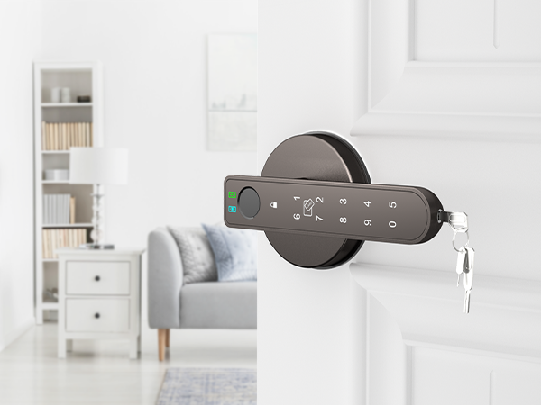 fingerprint door lock app grey