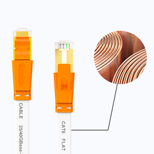 FAST 40 GIGABIT SHIELDED TWISTED PAIR ETHERNET CAT8 PATCH CABLE ps4 lan cable internet cable