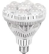 SANSI Grow Light Bulb with COC Technology, PPF 65.6 umol/s LED Full Spectrum, 36W Grow Lamp (400 ...