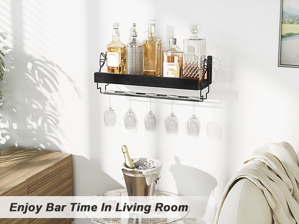 wine shelf