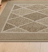 BEQHAUSE Dirt Trapper Door Mats 20" x 32", Non-Slip Doormat Indoor Entrance Low-Profile, Dirt Res...