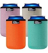 WKieason 12oz Standard Can Sleeves Insulators Sleeves Standard Can Covers 12OZ Beer Bottle Sleeve...