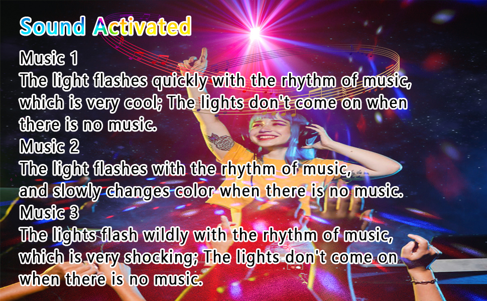 sound activated disco ball light