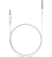 MOCREO Waterproof ST4/ST5 Probe Replacement with Built-in DS18B20 Temperature Chip, 4.92ft Flat C...
