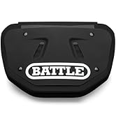 Battle Sports Football Back Plate- Lower Backplate for Shoulder Pads- Rear Lower Back Protector H...