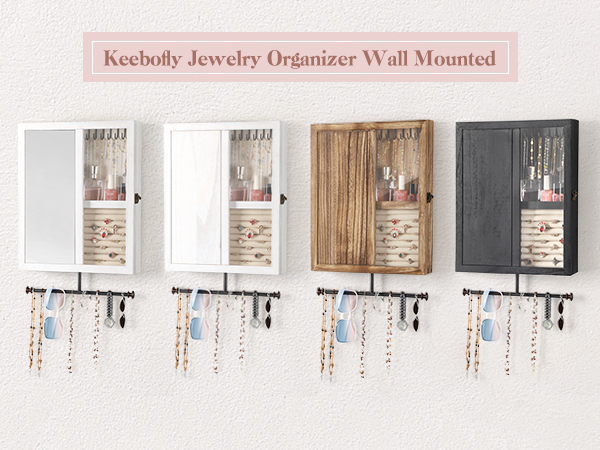 Wall Mounted Jewelry Organizer