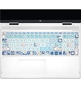 WSLUCKO Keyboard Cover for HP Envy x360 15.6''Series/Pavilion 15/ Pavilion x360 15.6” Series/Envy...