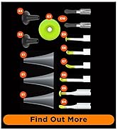 MOBI Smart Wi-Fi Otoscope - Multi-Piece Ear Cleaning Accessory Kit, Works with MOBI Smart Otoscope