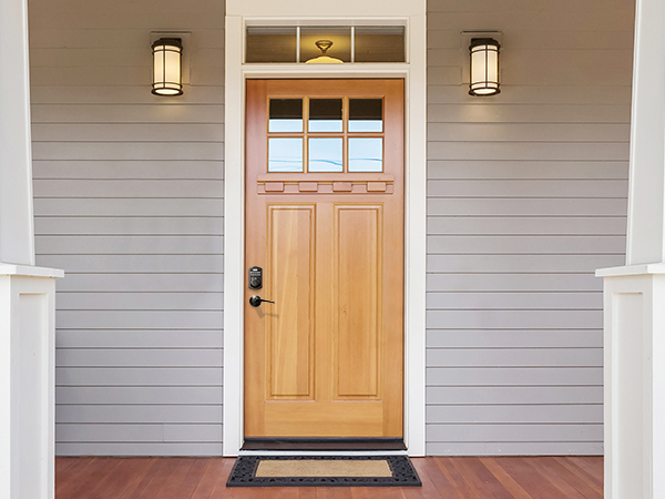keyless entry door lock deadbolt with handle set for side door