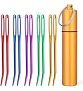 UOOU 10Pcs Yarn Needles, Darning Tapestry Needles, Large Eye Weaving Needle, Yarn Needle for Croc...