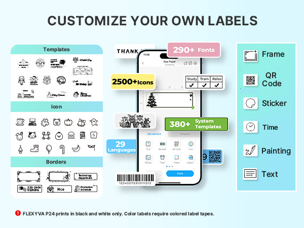 Customize your own labels
