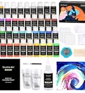 Acrylic Pouring Paint, Shuttle Art Set of 36 Bottles (2 oz/60ml) Pre-Mixed High-Flow Acrylic Pain...