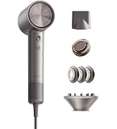 Laifen Swift 4 High-Speed Ionic Hair Dryer with Diffuser, Polished Titanium | One-Step Drying and...
