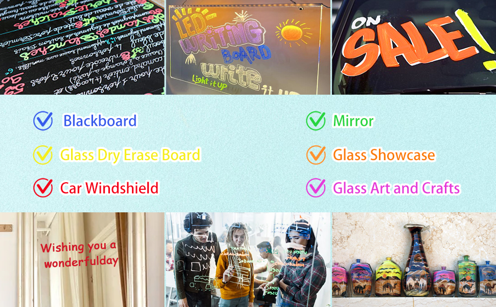 glass markers washable dry erase markers chalk markers fine tip ? marker pens mirror markers glass