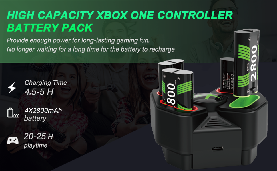 High Capacity Xbox One Controller Battery Pack
