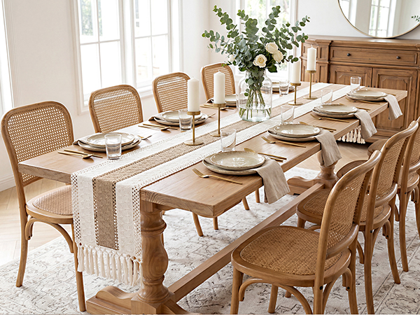 rustic table runner