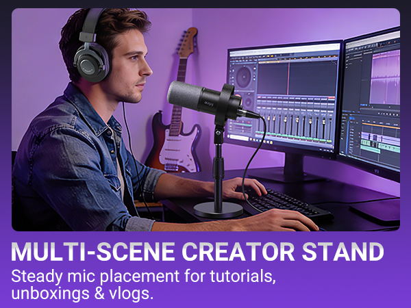 microphone stand for multi-scene