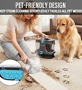 Starrybot Portable Carpet Cleaner Machine with Steam and Heating Techology,18Kpa Powerful Suction...
