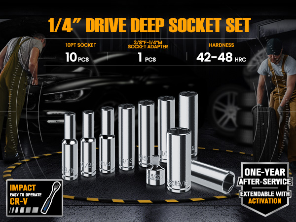 1/4 socket set