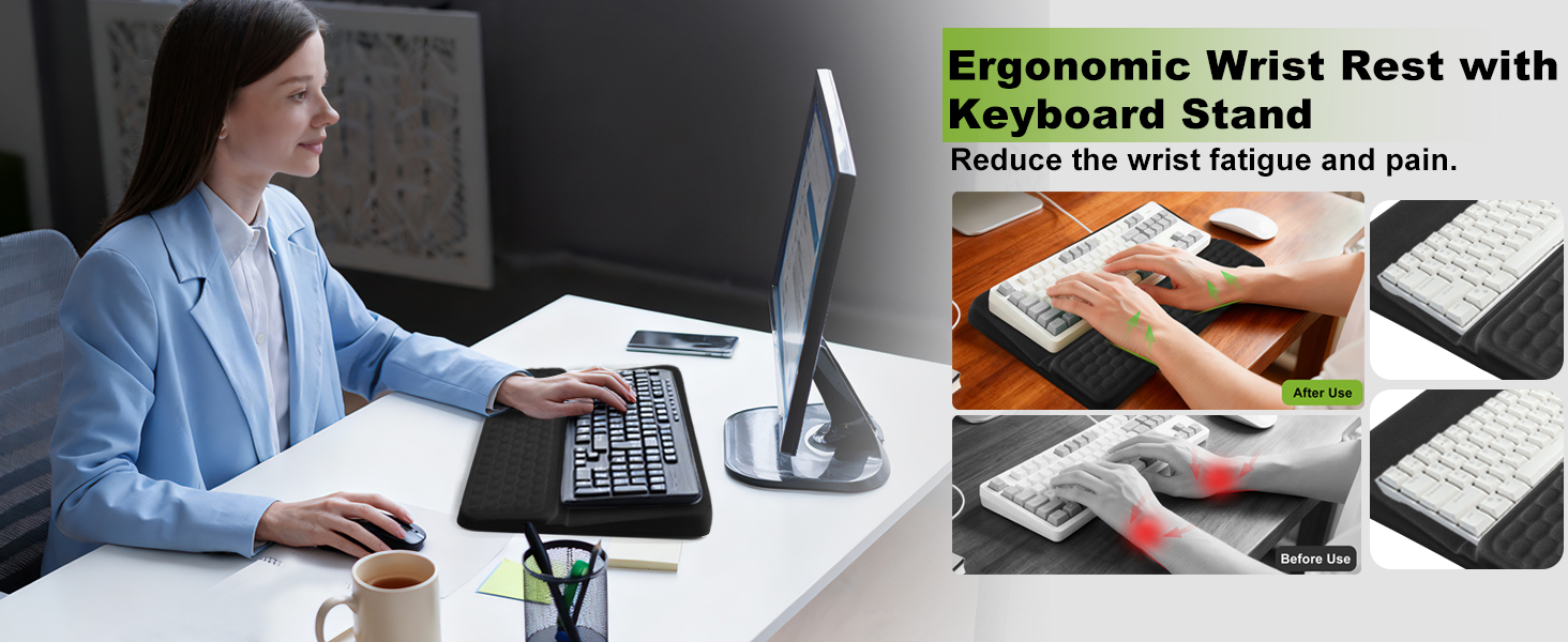 Wrist Rest with Keyboard Stand