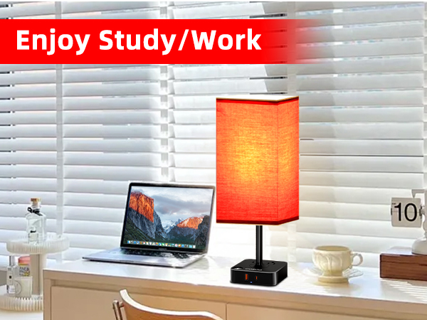 Bedroom Table Lamp with Remote Operation Control