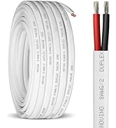 8 Gauge Marine Wire 8 AWG 20ft Duplex Marine Grade Wire Tinned Copper Heavy Duty Sheathed Cable f...