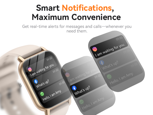 smart watch with notification