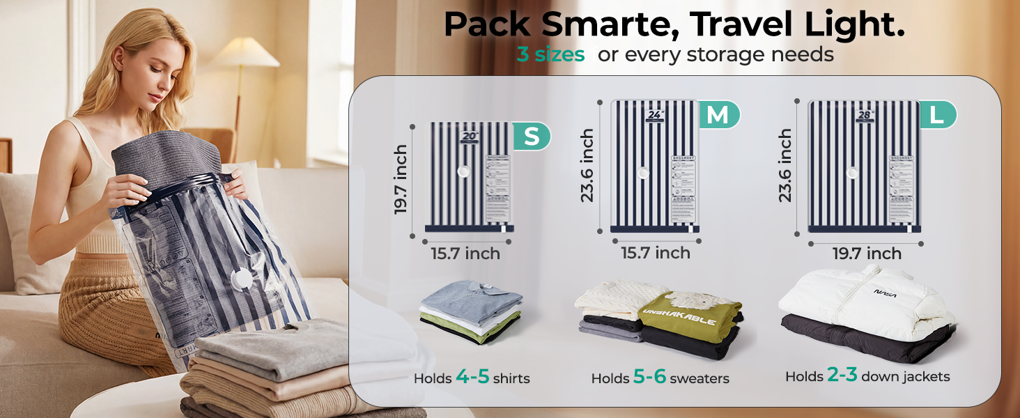 vacuum seal bags for clothing