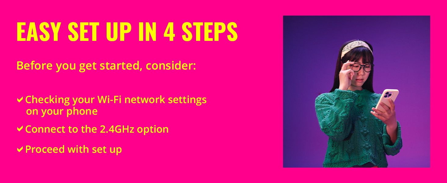 WiZ Mobile Table Lamp touch control motion detect WiFi app