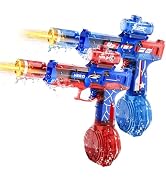Electric Water Gun for Adults & Kids, Automatic Electric Squirt Gun with Long Range, Powerful LED...