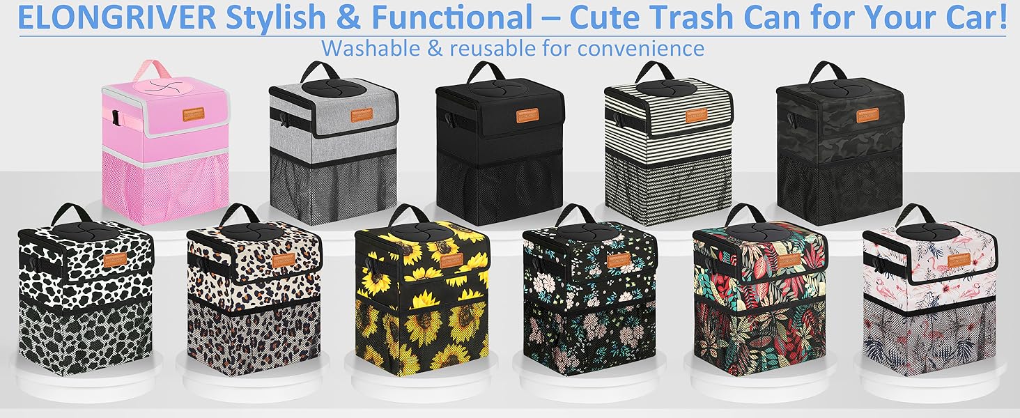 trash can for car