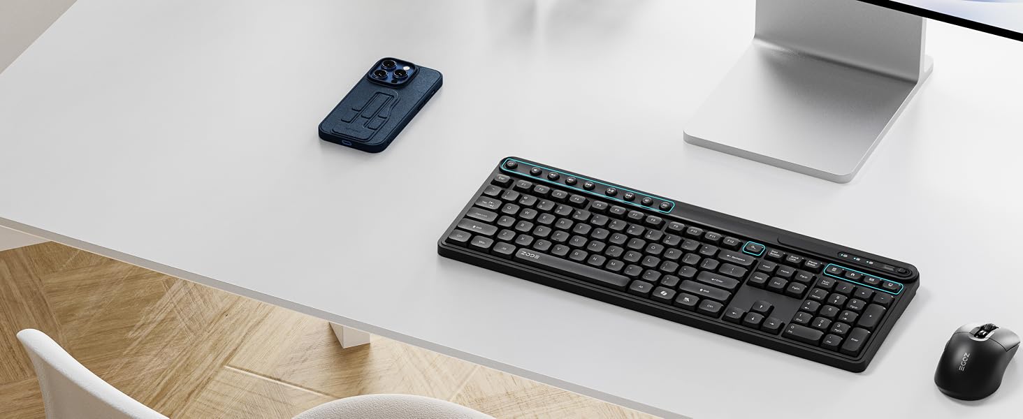 Wireless Keyboard and Mouse Combo