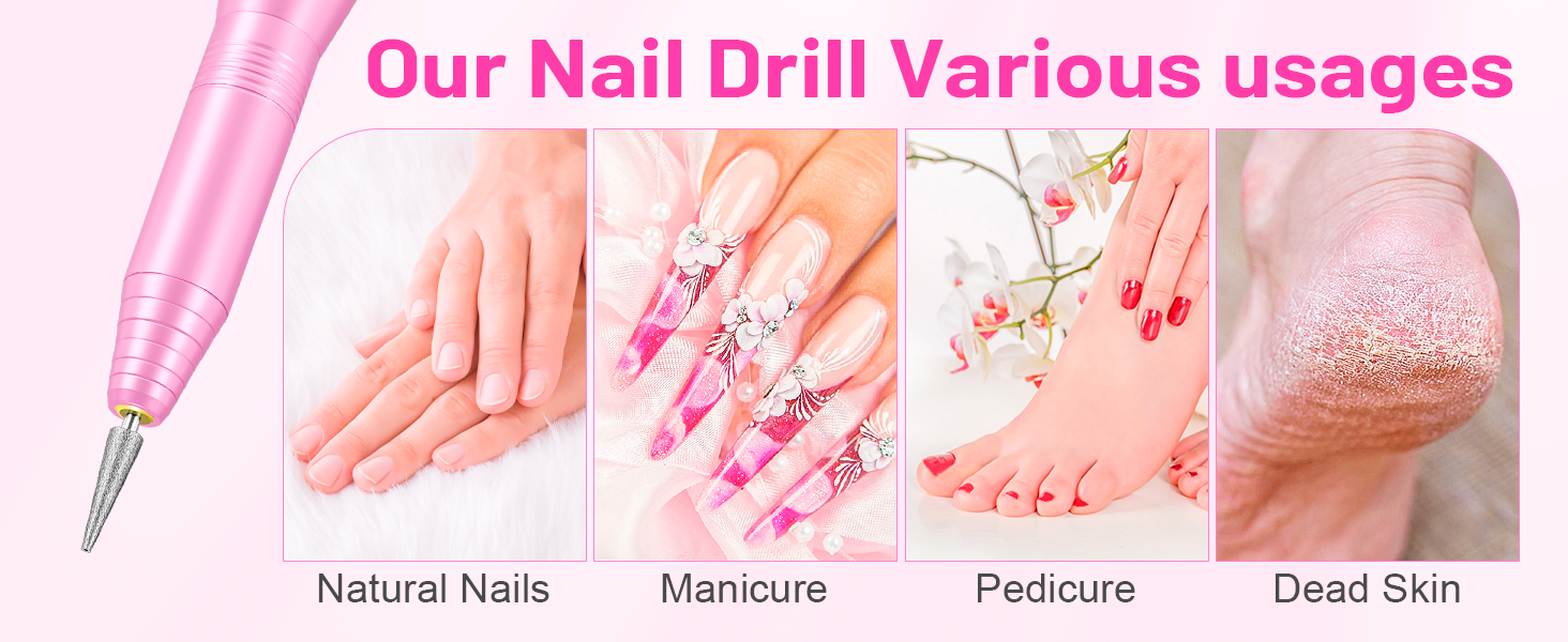 Our Nail Drill Various usages