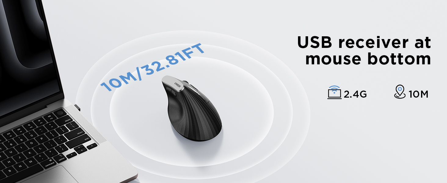 Ergonomic Wireless Mouse