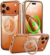 iPhone 17 Pro Max Case with Stand, Magnetic iPhone 17Pro Max Case Compatible with MagSafe, Desert...