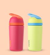 Owala Combo Pack Kids Flip - Stainless Steel - 14-oz. - Pink/Pink & Teal/Yellow