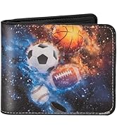 Kids Wallets for Boys Girls Teen, Birthday Gift for 5 6 7 8 9 10 11 12 13 Year Old Boys, Cool Bal...