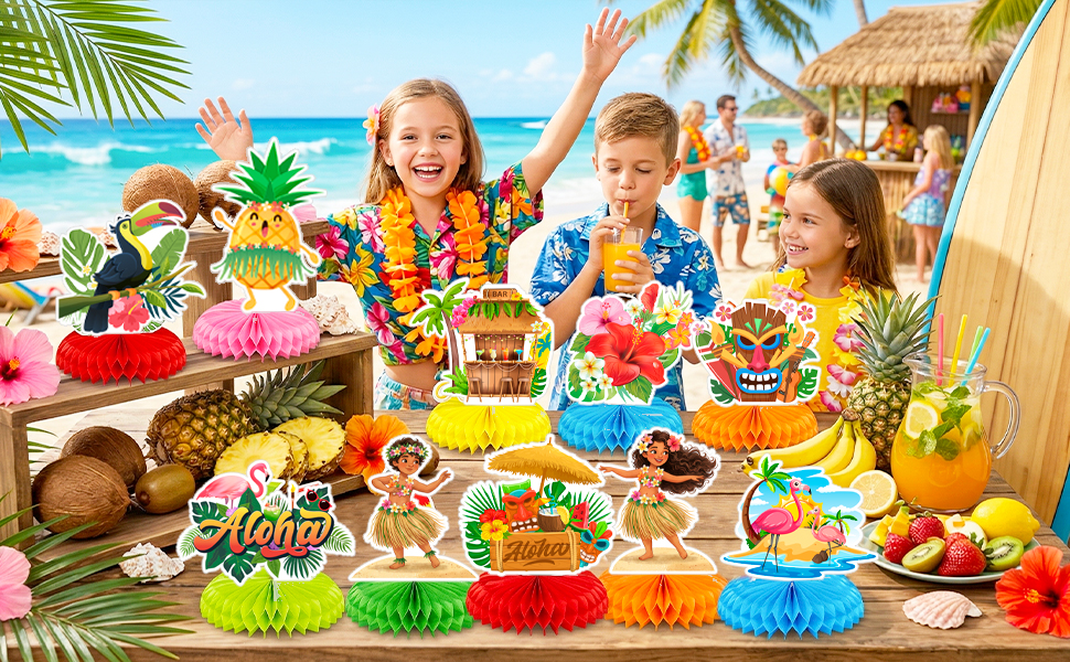 hawaii centerpiece table decorations