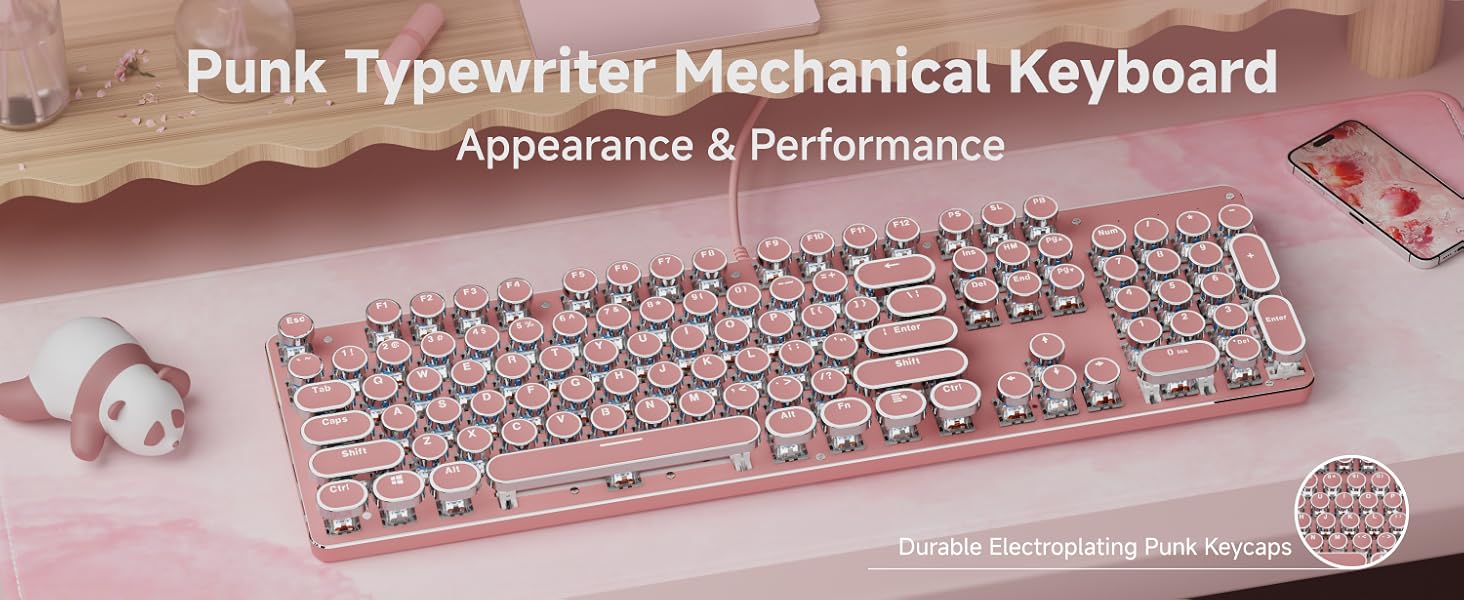 punk typewriter keyboard