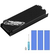 ASTARON M.2 SSD Heatsink 2280 Thin Cooler with Nano Thermal Pads (0.5mm-1mm) NVME M2 Thermal Pad ...