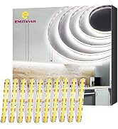 EMITEVER COB LED Strip Lights Cool White, 5000K Tape Light Premium High Density, DC 24V, 300+Lume...