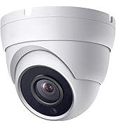 4K 8MP PoE IP Eyeball Dome Camera for IP Camera NVR System, Outdoor, 2.8mm Wide Angle, 65ft Night...