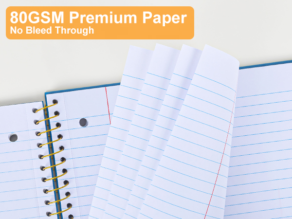 80GSM Premium Paper: No Bleed Through