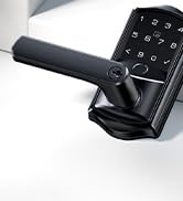 Veise VE029-E Wi-Fi Smart Lock with Handle & Non-Keyed Deadbolt, Fingerprint Keyless Entry Lock f...