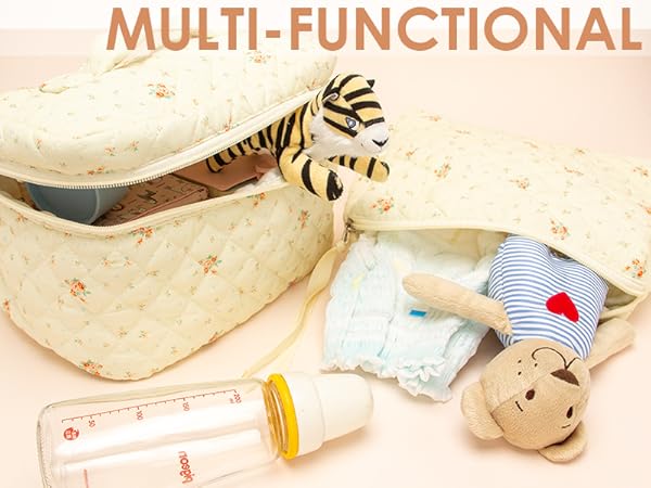 PAZIMIIK QUILTED MAKEUP BAG