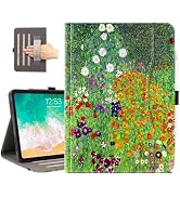 Vimorco iPad Pro 11 Inch Case M4 2024 Flower for Girls Women | Pencil Holder | Hand Strap | Pocke...