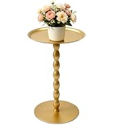 Uniqcovosa Plant Stand Indoor Outdoor, 11'' Round Black Metal Plant Stand for Pots, Heavy Duty 50...
