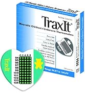 Traxit Wearable Axillary Thermometer for Kids, Single Use Pediatric Thermometer Patch for Babies,...