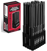 Extra Long Security Bit Set: 32-Piece S2 Steel Screwdriver Drill Bits for Tamper-Proof Screws, 6